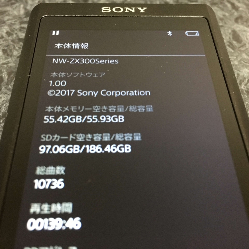 【送料込】SONY NW-ZX300 DAP ウォークマン 使用410時間